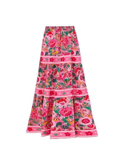 Floral Bowknot Tie One-Piece Swimsuit