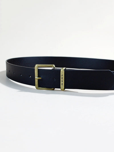 Simple Gold Buckle Belt
