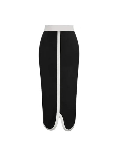 Strapless Colorblock Bow One-Piece Swimsuit