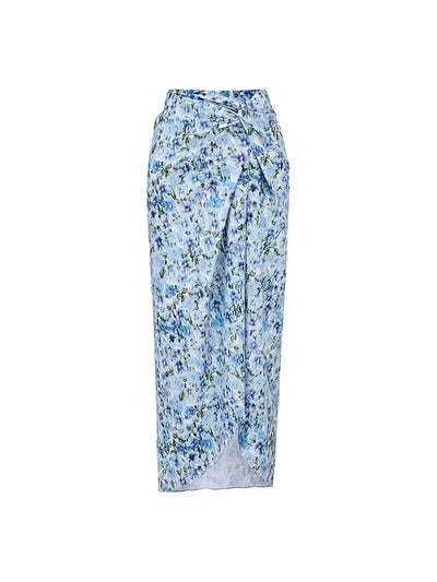 Halter Floral Strapless One-Piece Set