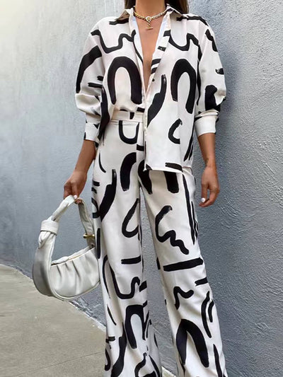 Yorke Suit Pant Sets - Sand/Black