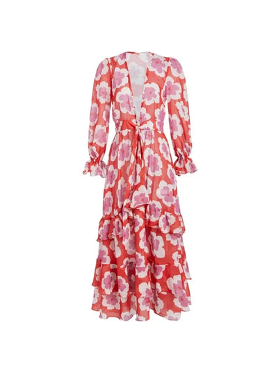 Halter Neck Printed Bikini Set