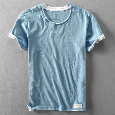 Elias Double-Layer Crew Neck Tee