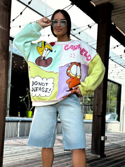 Anime Print Sweatshirt