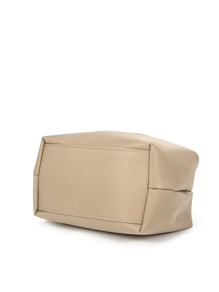 Colorblock PU Leather Dumpling Shoulder & Crossbody Bag