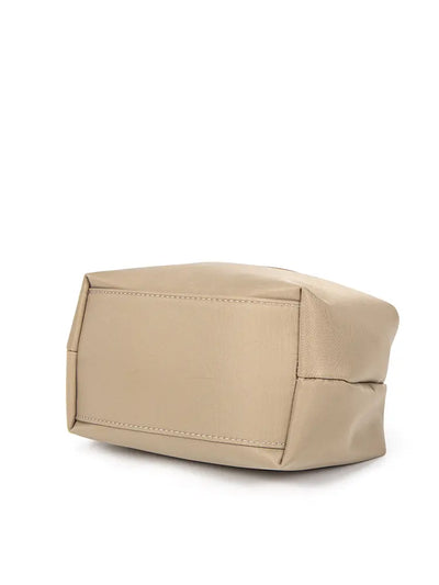 Colorblock PU Leather Dumpling Shoulder & Crossbody Bag