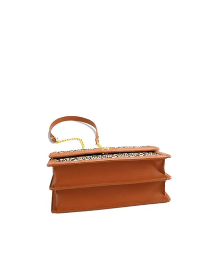 Vintage Jacquard Star Crossbody Shoulder Bag