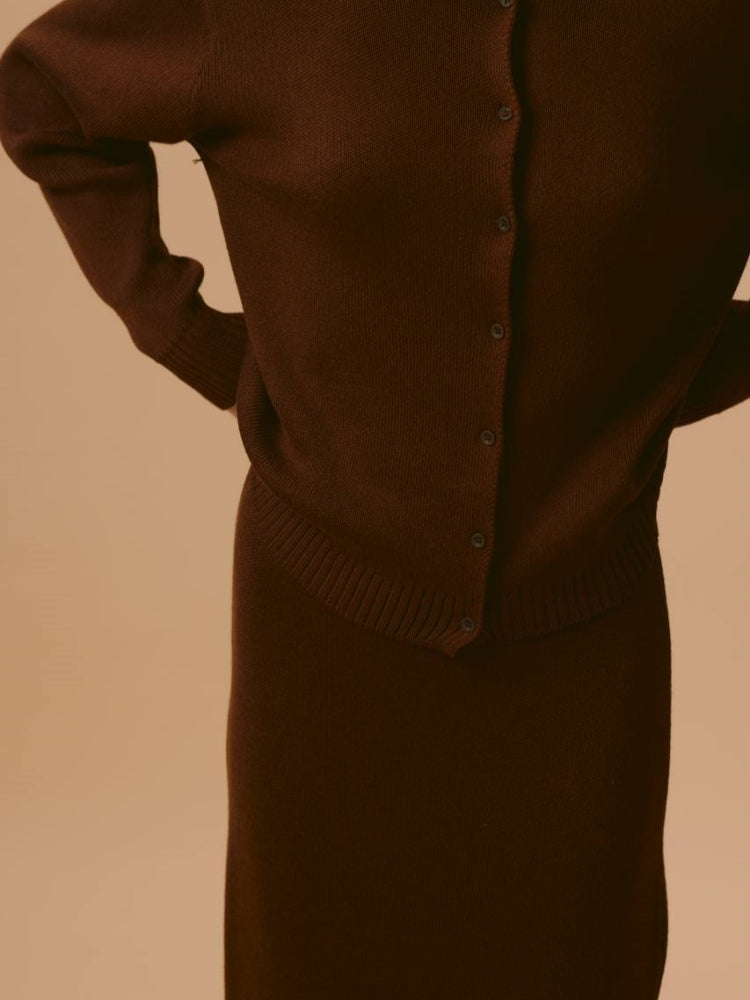 Casual Knit Dress Set