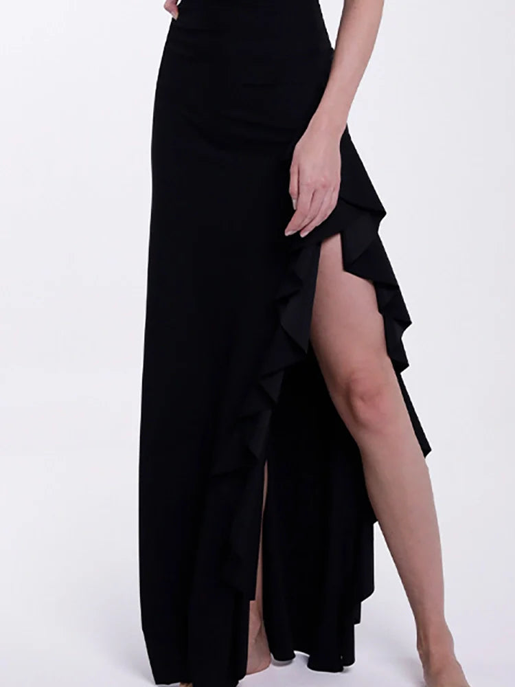 Colorblock Minimal One Piece Swimsuit Set