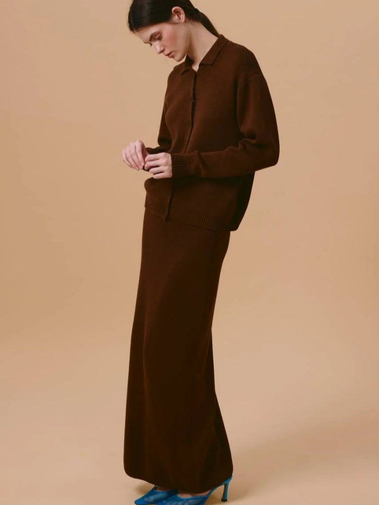 Casual Knit Dress Set