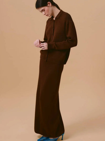 Casual Knit Dress Set