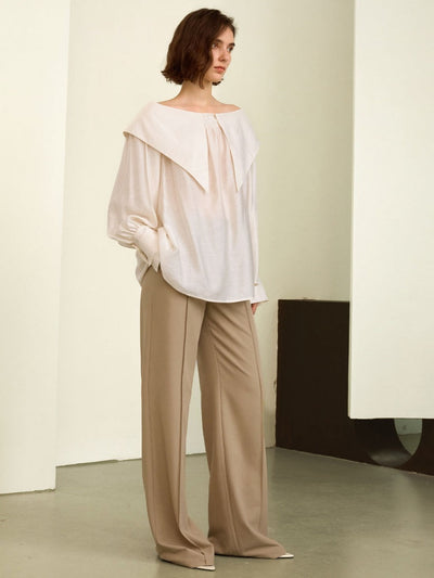 Off-Shoulder Luxury Modal Top
