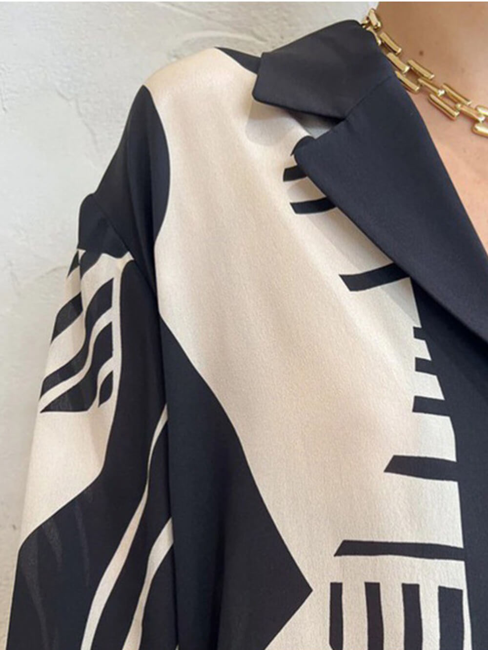 Trendy Graffiti Print Loose Wide Leg Pants Set