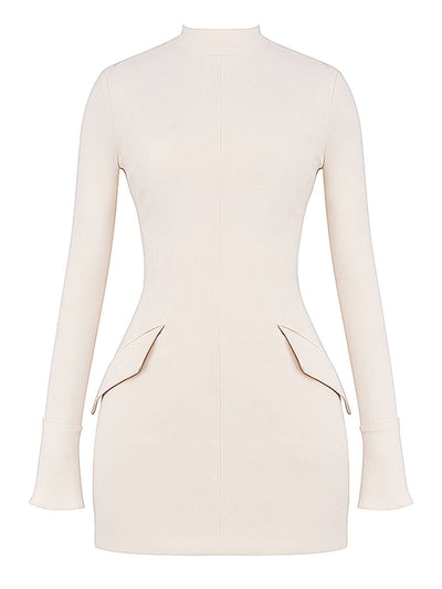 Vintage Cream Mini Dress