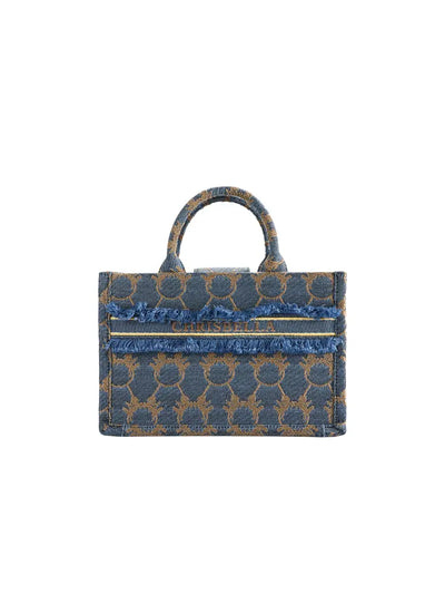 Denim Tote Shoulder Bag