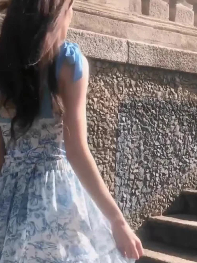 Reversible Tie Back Swimsuit and Skirt Set