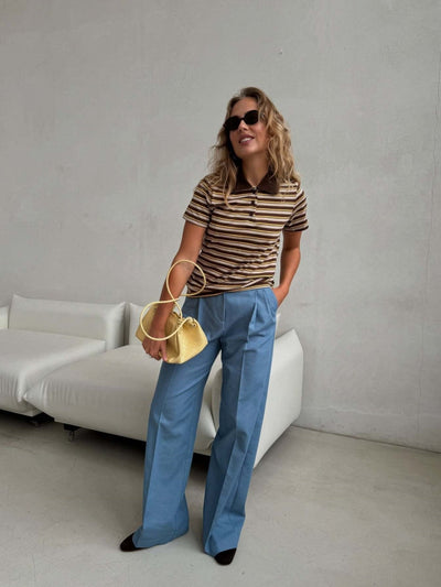 Casual Striped Blouse