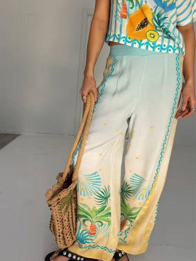 Trendy Linen Casual Set