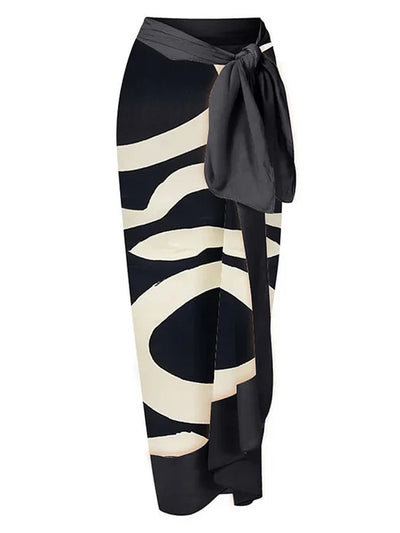 Colorblock Halter High-Waist One-Piece Swimsuit