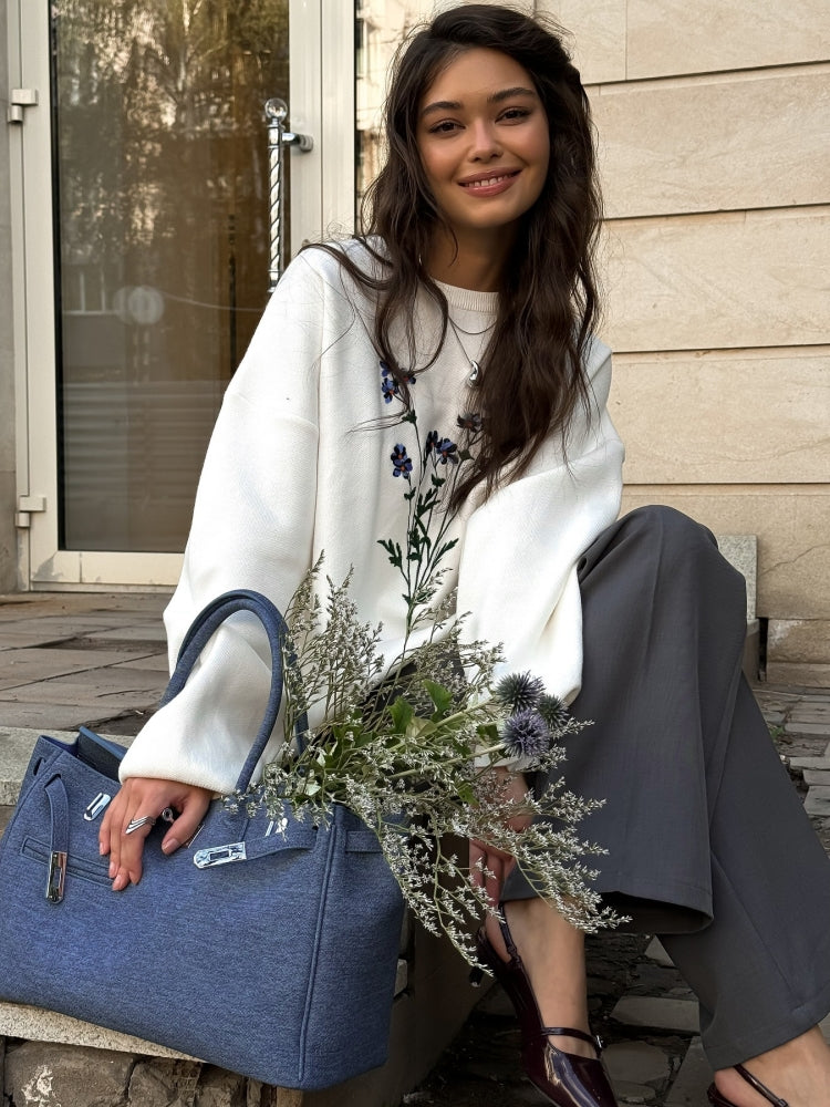 Long Sleeve Knit Pullover