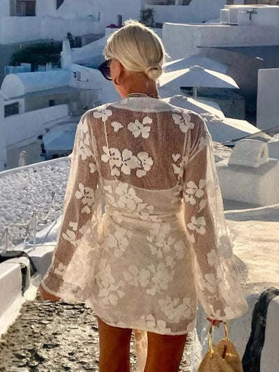 Lace Vacation Cover-Up Dress