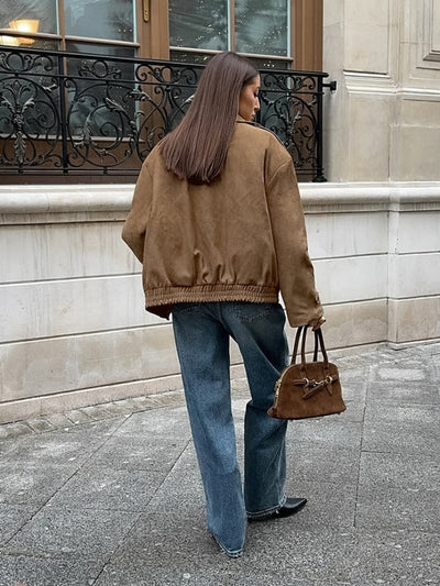 Casual Suede Overshirt