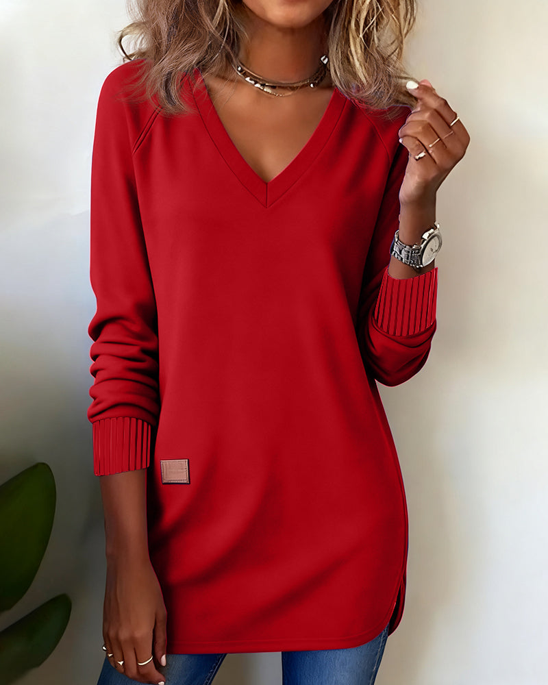 Stella® | Fashionable Sweatshirt with V-Neck