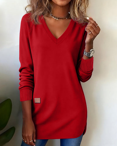 Stella® | Fashionable Sweatshirt with V-Neck