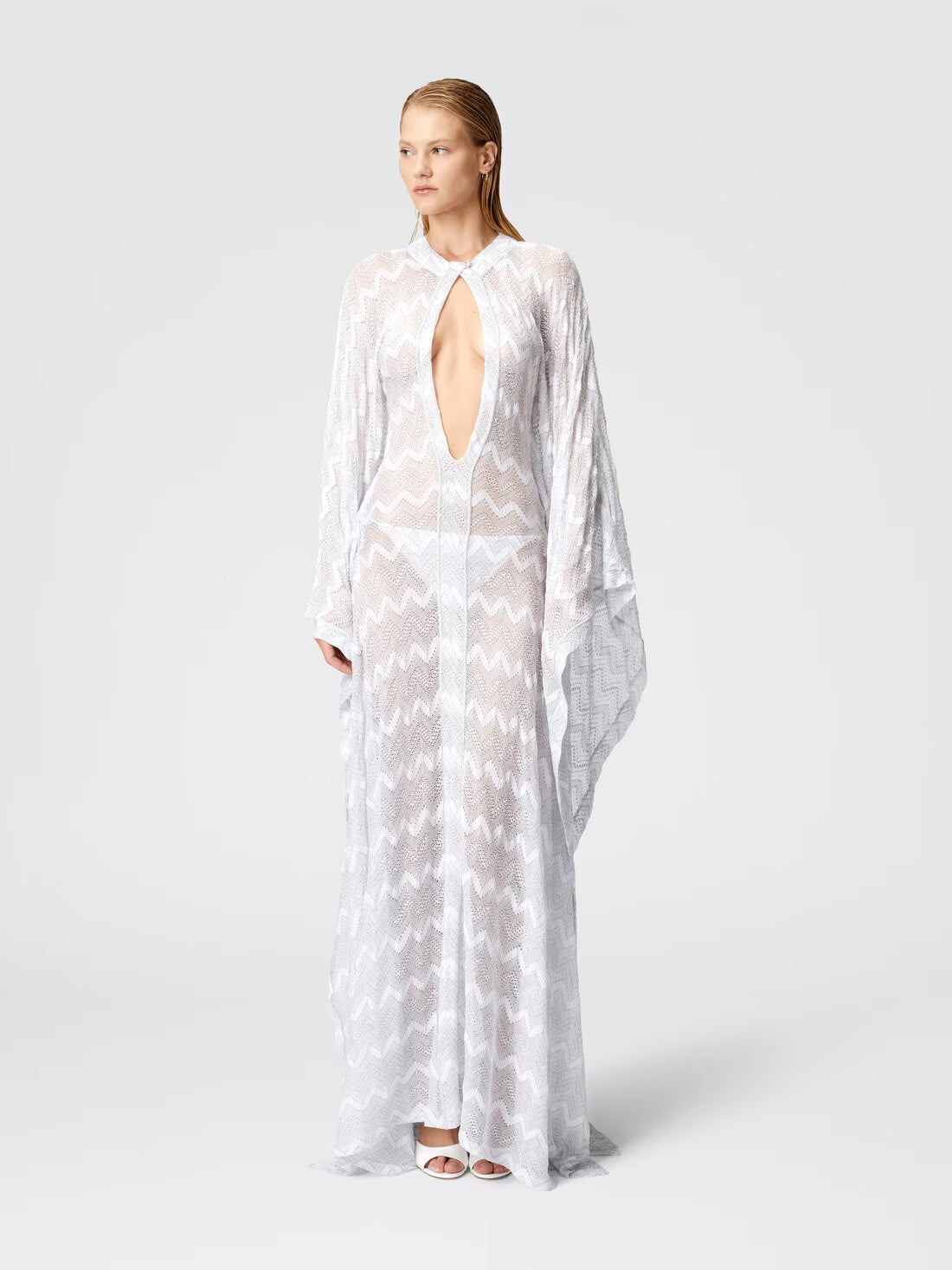 Zigzag Cover-Up Caftan