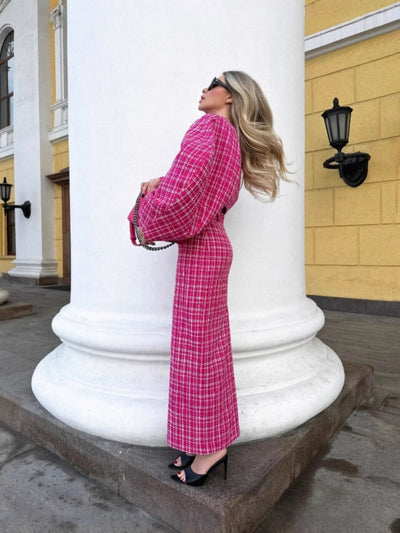 Autumn Checkered Suit