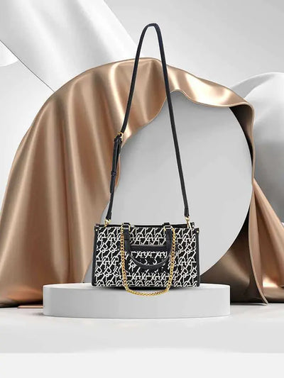 Jacquard Stitch Convertible Commuter Backpack Tote