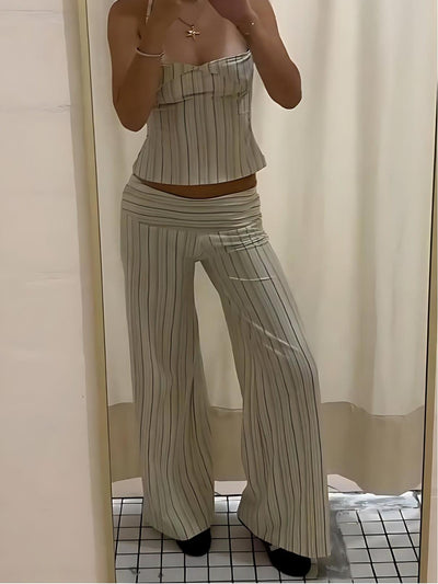 Timeless Stripes Pants Set