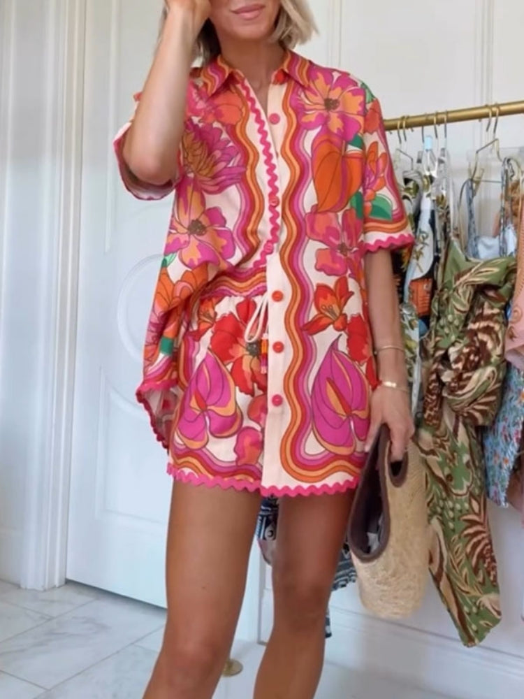 Casual Printed Shirt Outfit