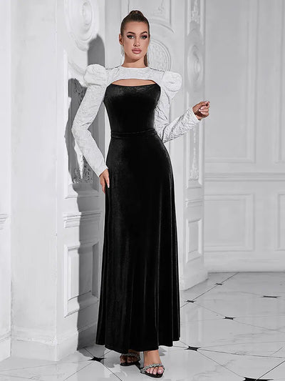 New Hollow Neck Bodycon Dress