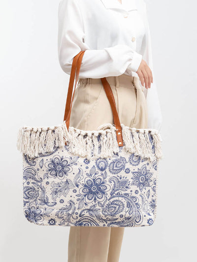 Canvas Printed Shoulder Bag