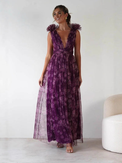 Bohemian Mesh Maxi Dress