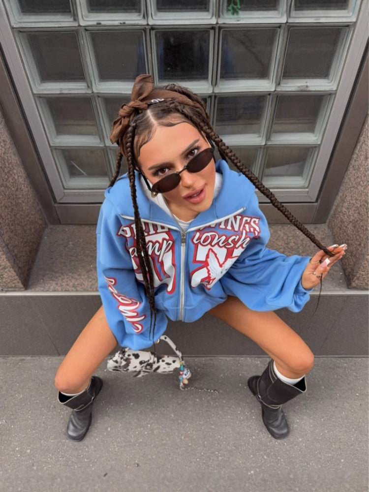 Graphic Print Hoodie