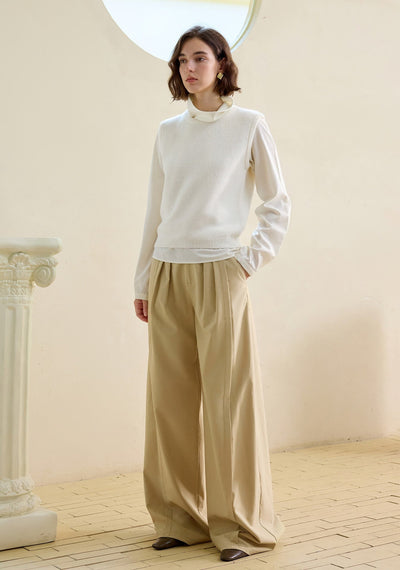 Autumn Layering Vintage Wool Vest