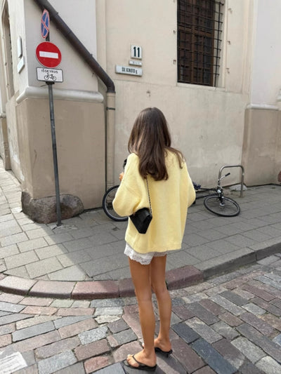 Indie Style Letter Sweater