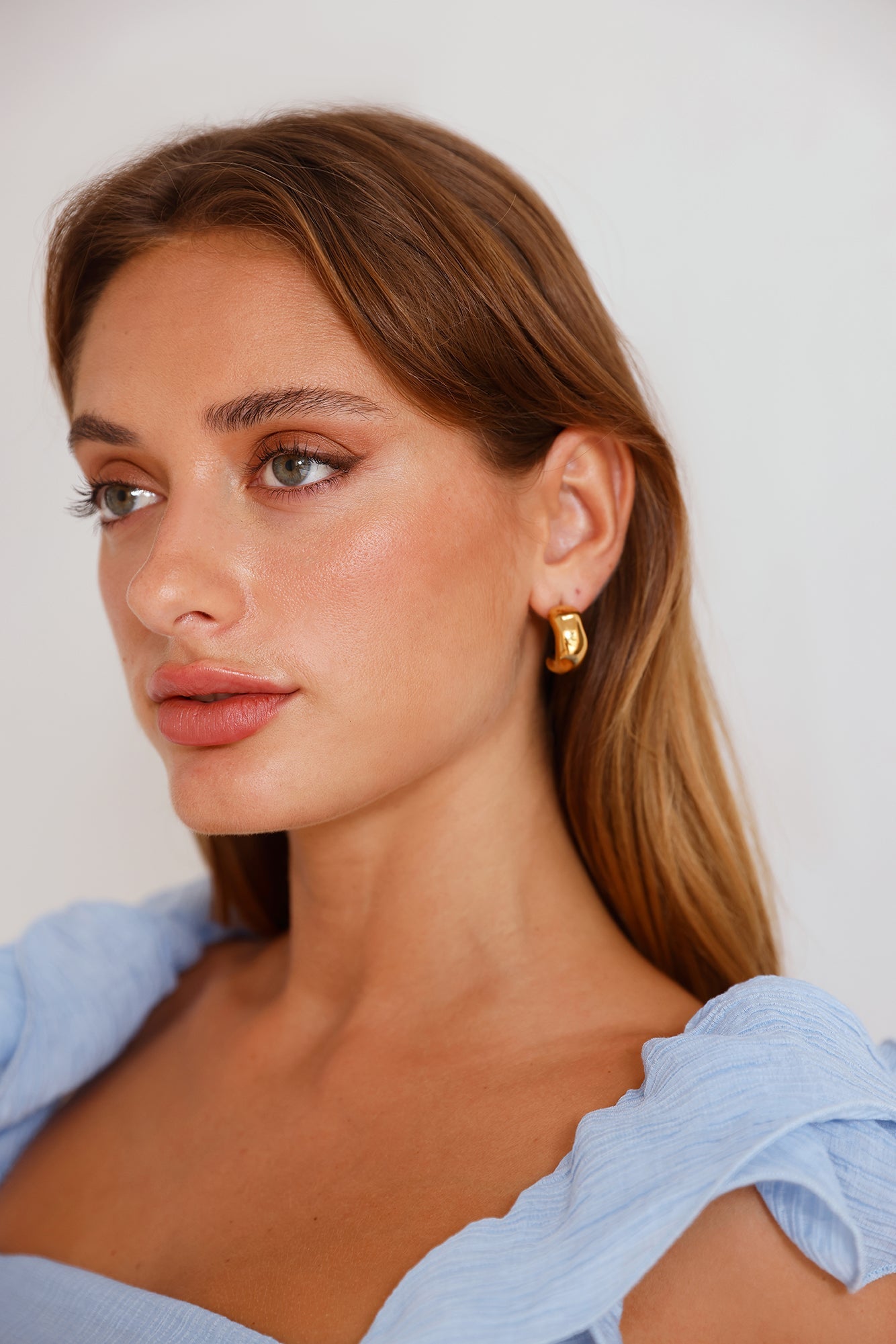 18k Gold Plated Havana Earrings Gold