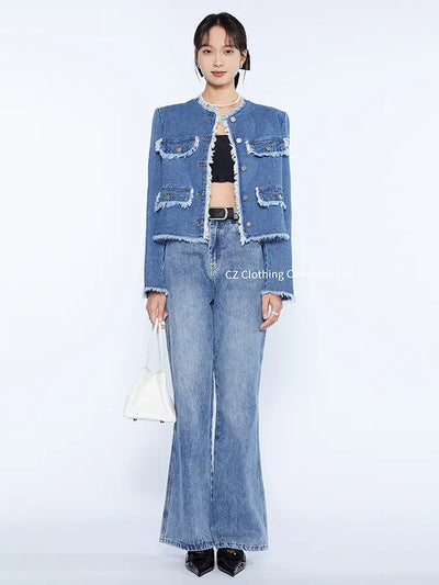 Fringe Chic Denim Jacket