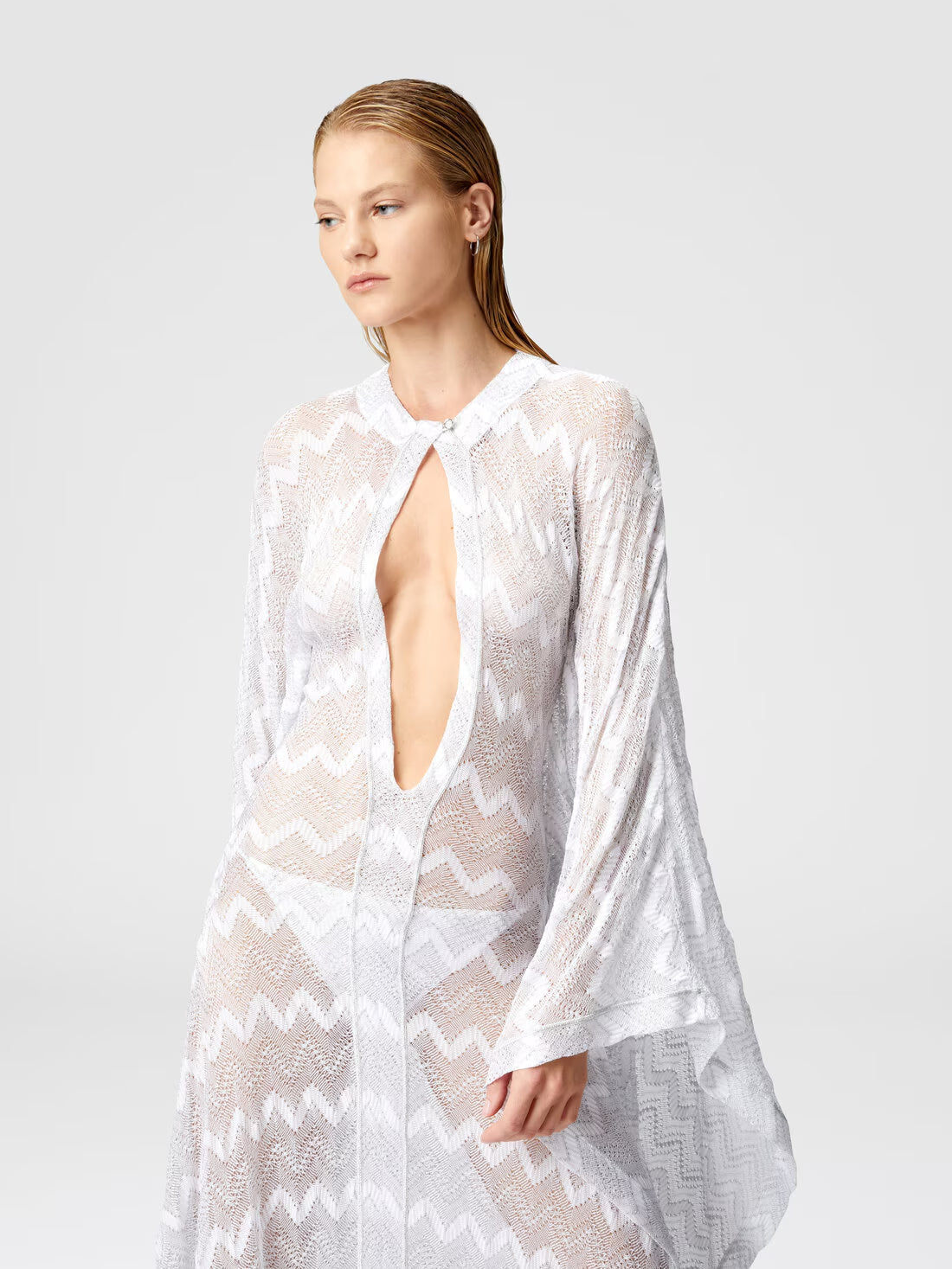 Zigzag Cover-Up Caftan