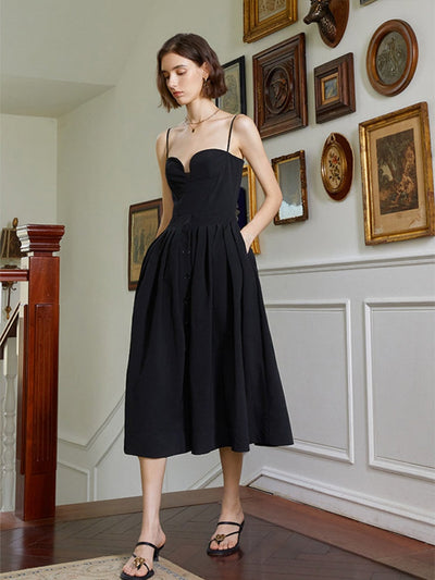 Summer Sweetheart Sleeveless Midi Dress