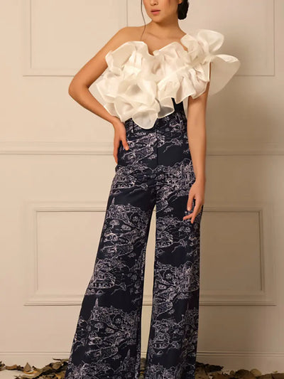 Lace Mesh Retro One Piece Swimsuit