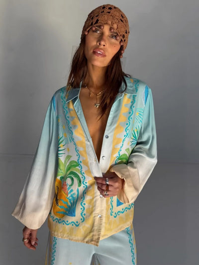 Trendy Linen Casual Set