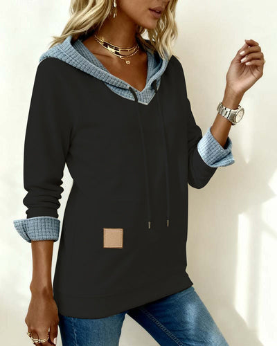 Stella® | Casual Hoodie Sweatshirt with Waffle Inserts