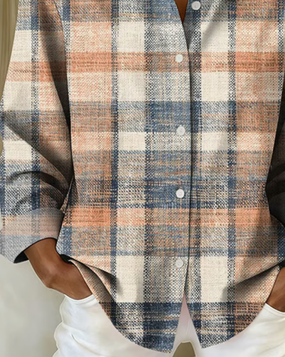 Stella® | Vintage-style shirt with check pattern