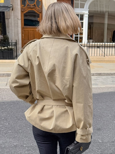Belted Mid-Length Trench Coat