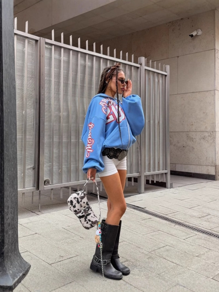 Graphic Print Hoodie