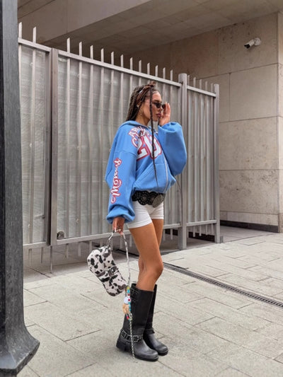 Graphic Print Hoodie